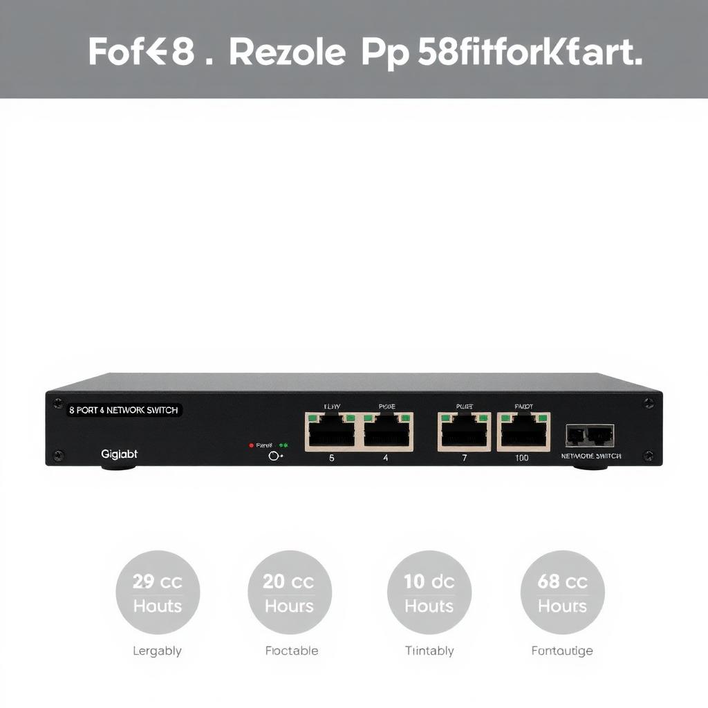 8-Port Gigabit PoE+ Switch